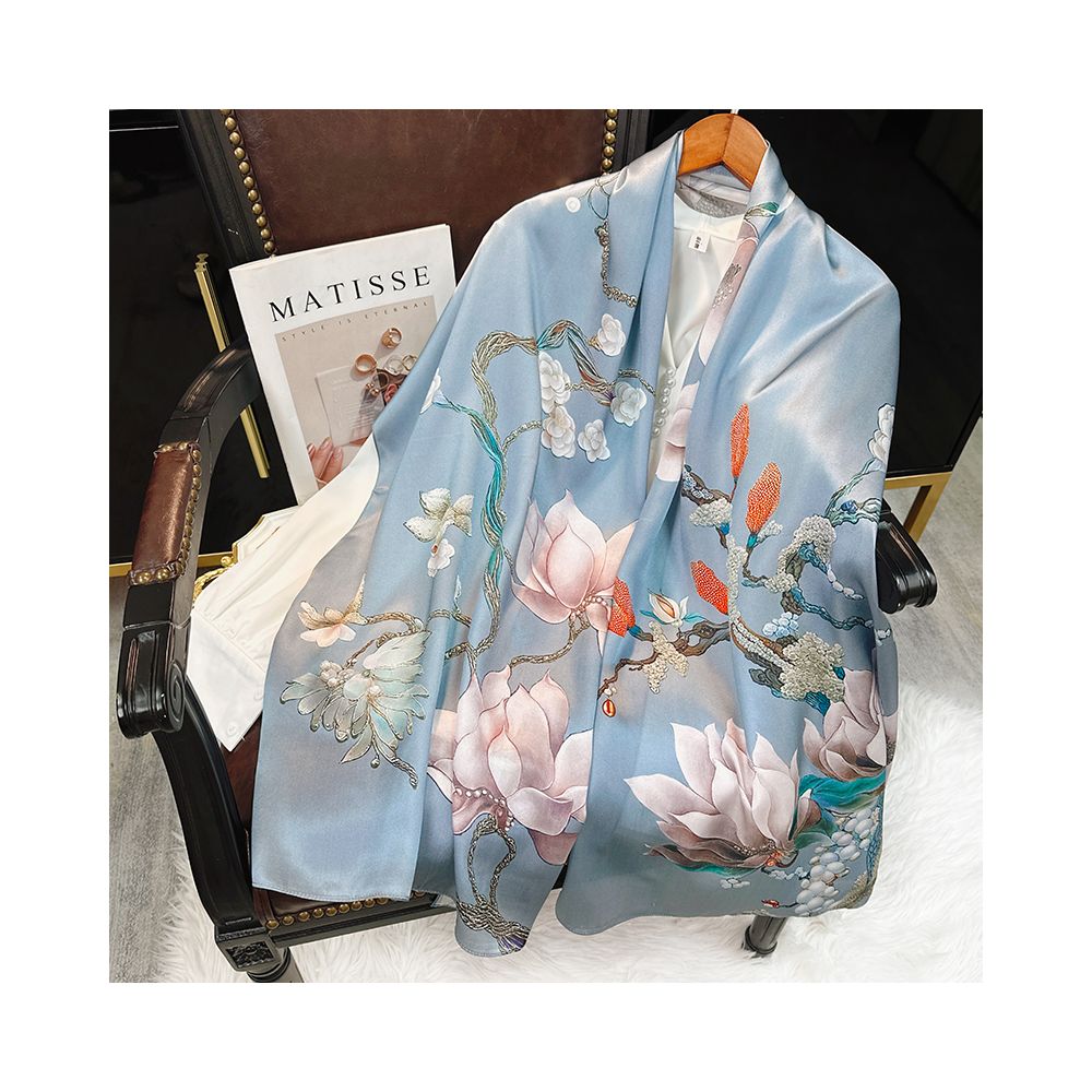 Silk scarf for women 2025 new 100 mulberry silk shawl outer scarf for mother and elders birthday gift image 51