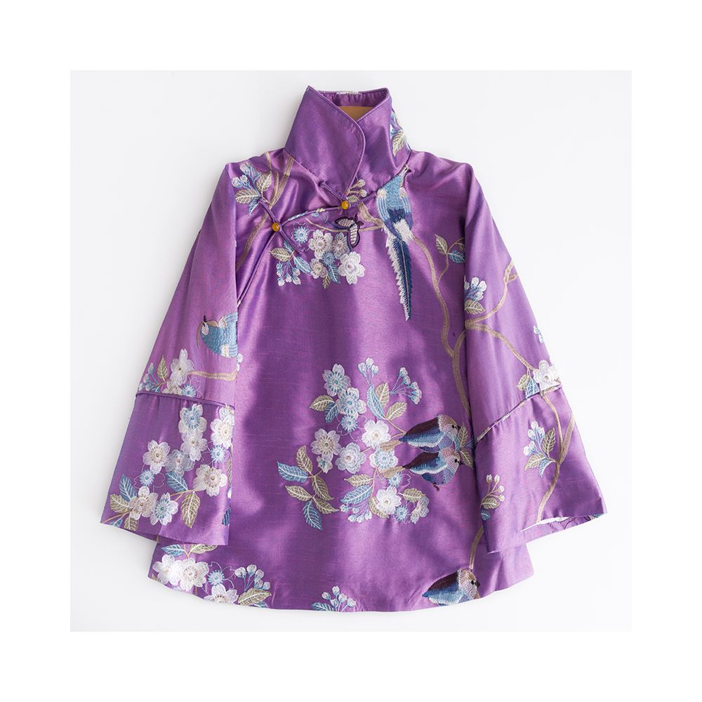 Zhendian Baby CPP211 Retro Chinese style Improved Tang Costume Inverted Big Sleeve Cheongsam Coat Embroidered Chinese Women s Clothing image 3