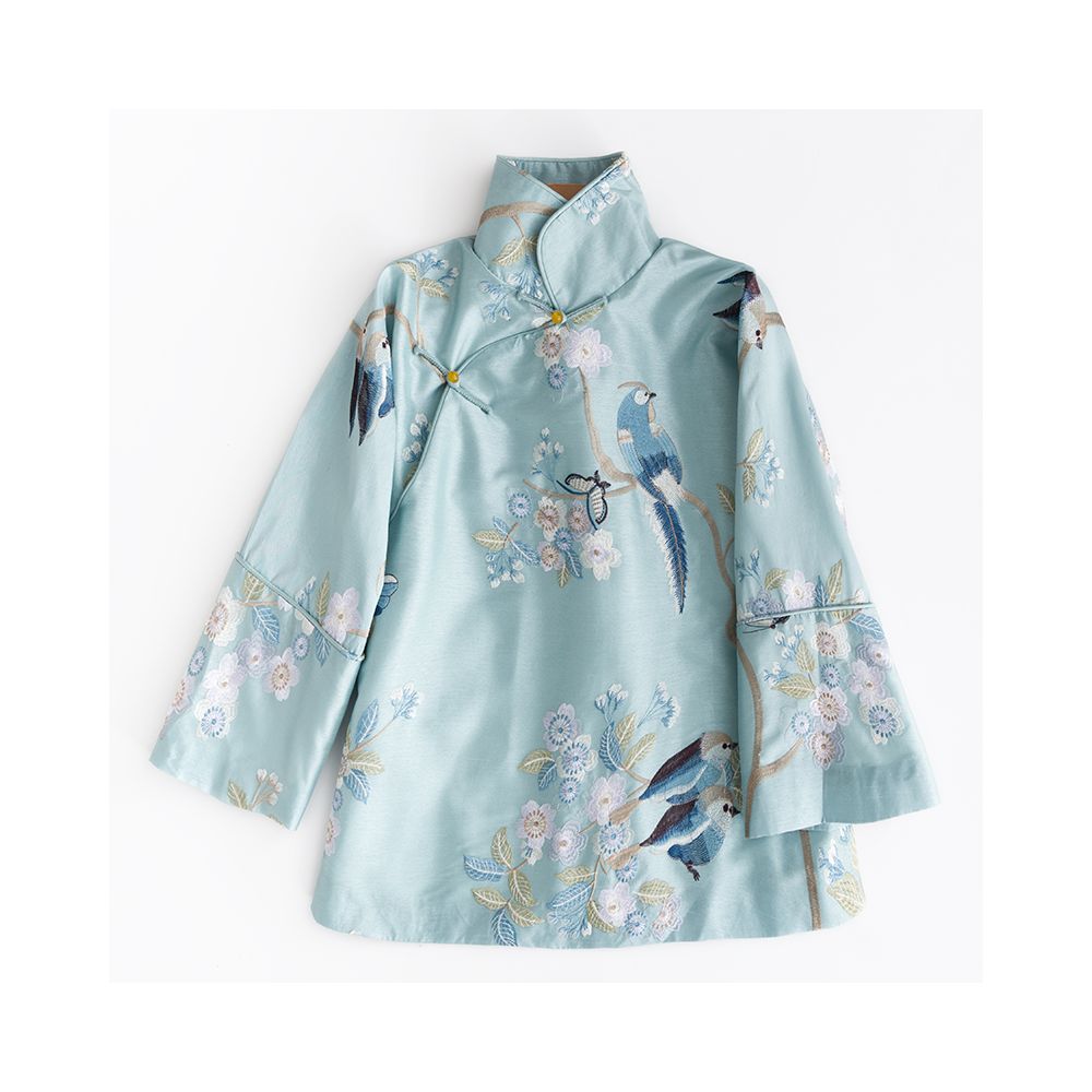 Zhendian Baby CPP211 Retro Chinese style Improved Tang Costume Inverted Big Sleeve Cheongsam Coat Embroidered Chinese Women s Clothing image 38