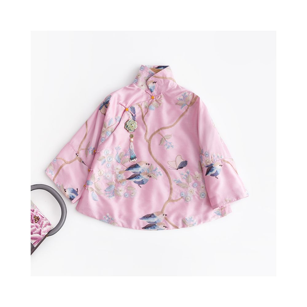 Zhendian Baby CPP211 Retro Chinese style Improved Tang Costume Inverted Big Sleeve Cheongsam Coat Embroidered Chinese Women s Clothing image 68