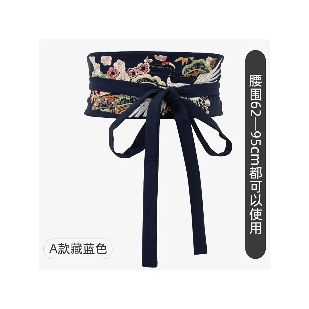 New Chinese style horse faced skirt dress with red embroidered Hanfu waistband women s skirt accessories palace retro Chinese style image 12