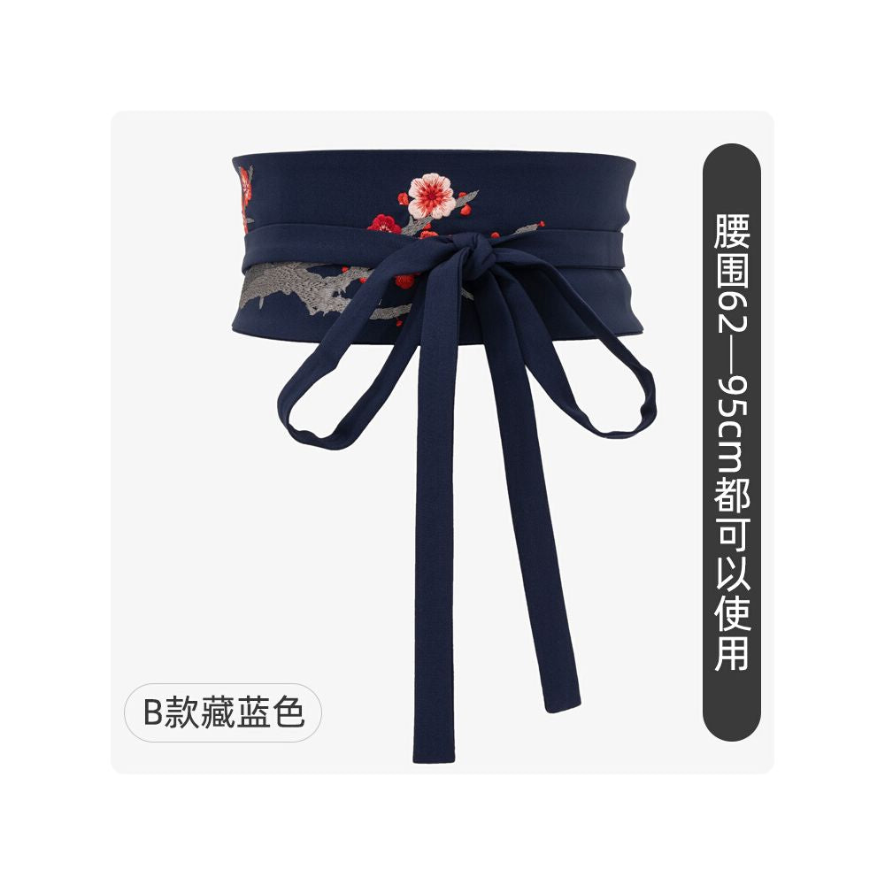New Chinese style horse faced skirt dress with red embroidered Hanfu waistband women s skirt accessories palace retro Chinese style image 21