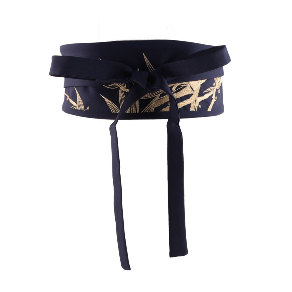 Hanfu Decoration Dracaena sanderiana Embroidery Women s Dress Tunic Cloth Belt Modified National Style Versatile Tie Waist Cover image 1