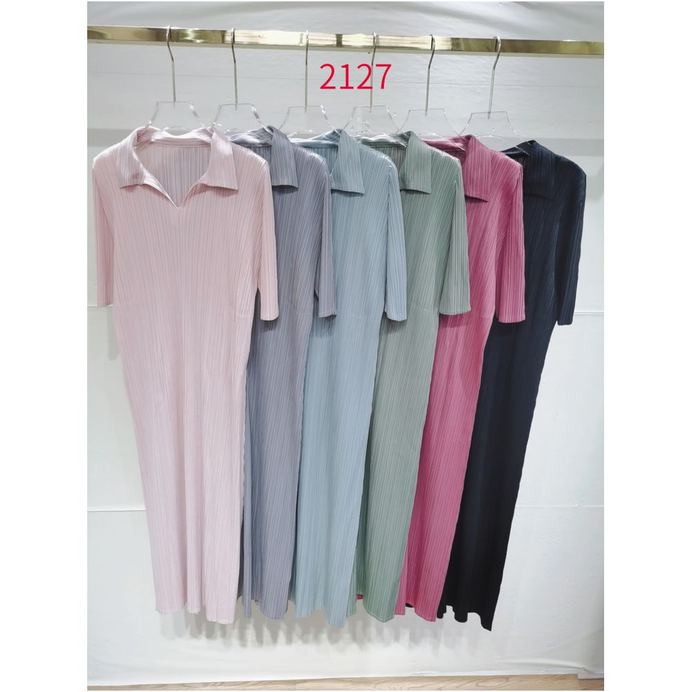 Asaya2074 : Miyake elastic thin lapel pleated skirt