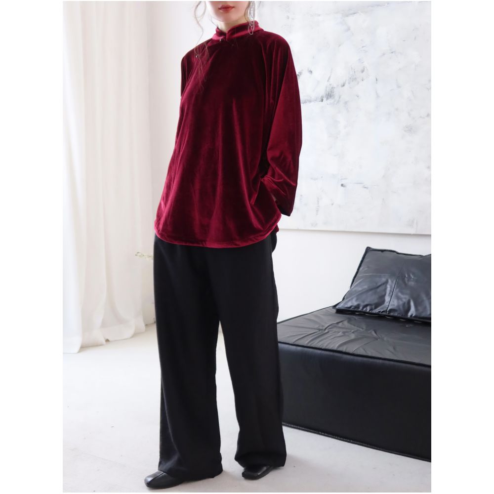 TAORAN women s clothing new Chinese style improved Tang style coat women s young style cheongsam top slanted placket Zen tea suit small shirt image 3