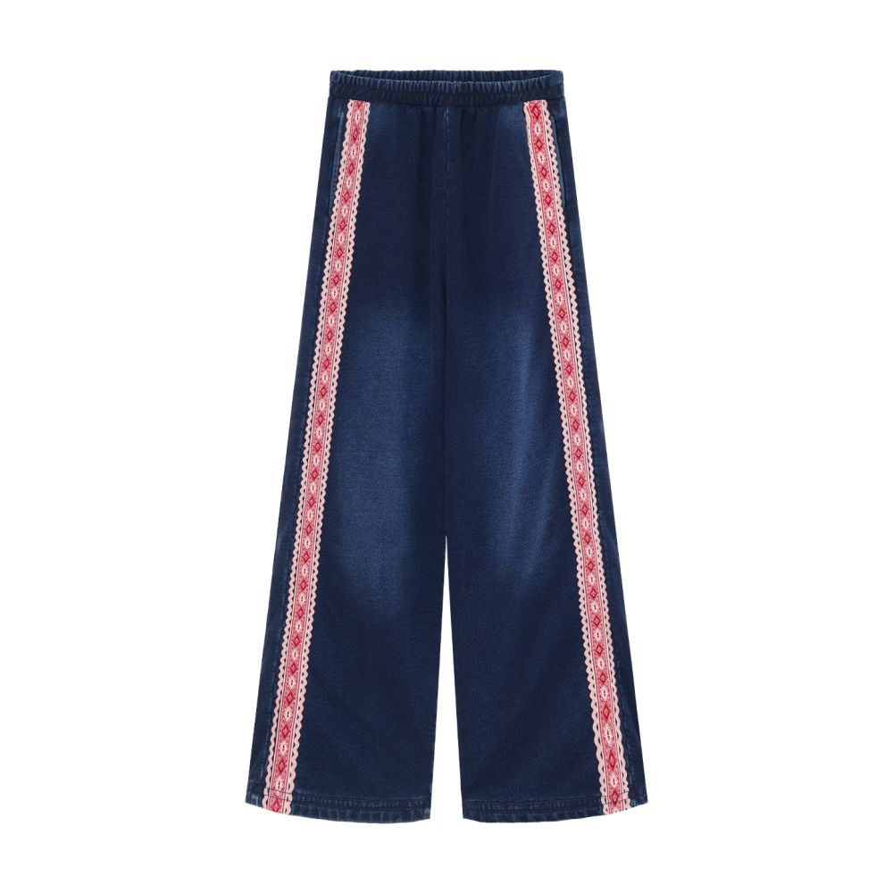 Su Luo s original China Chic Embroidered Sweater Sweatpants Set image 13