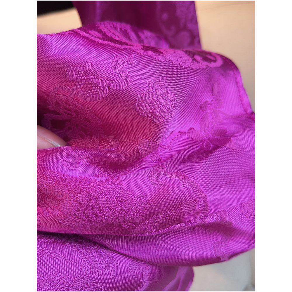Chinese style stand up collar silk satin shirt top women s design sense niche waist cinching and slimming improved cheongsam shirt image 4