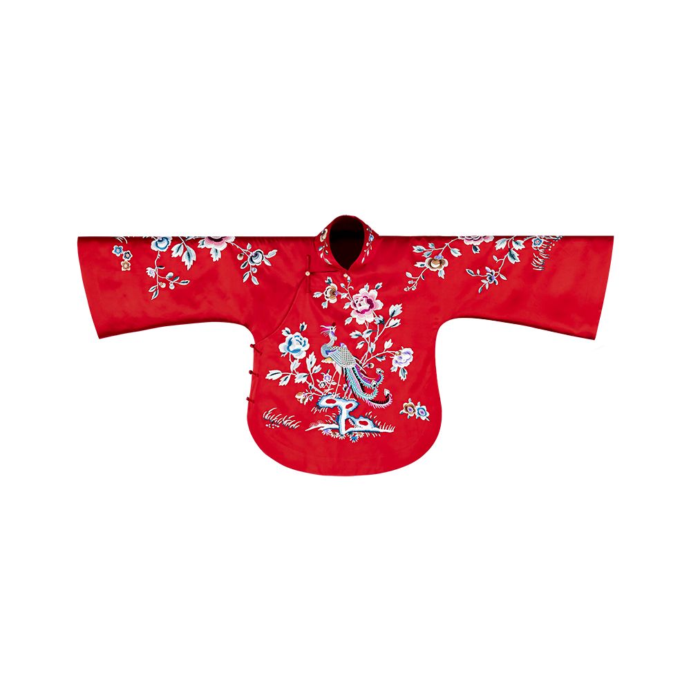Tongxin Yi Machine Embroidery Edition One City Style Republican Style Wedding Dress Chinese Embroidery Bridal Dress Female image 6