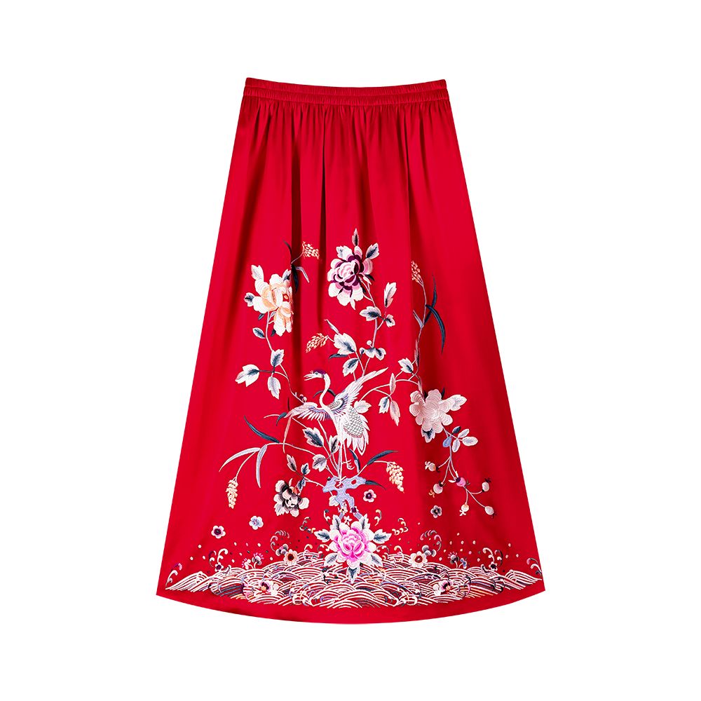 Tongxin Yi Machine Embroidery Edition One City Style Republican Style Wedding Dress Chinese Embroidery Bridal Dress Female image 12
