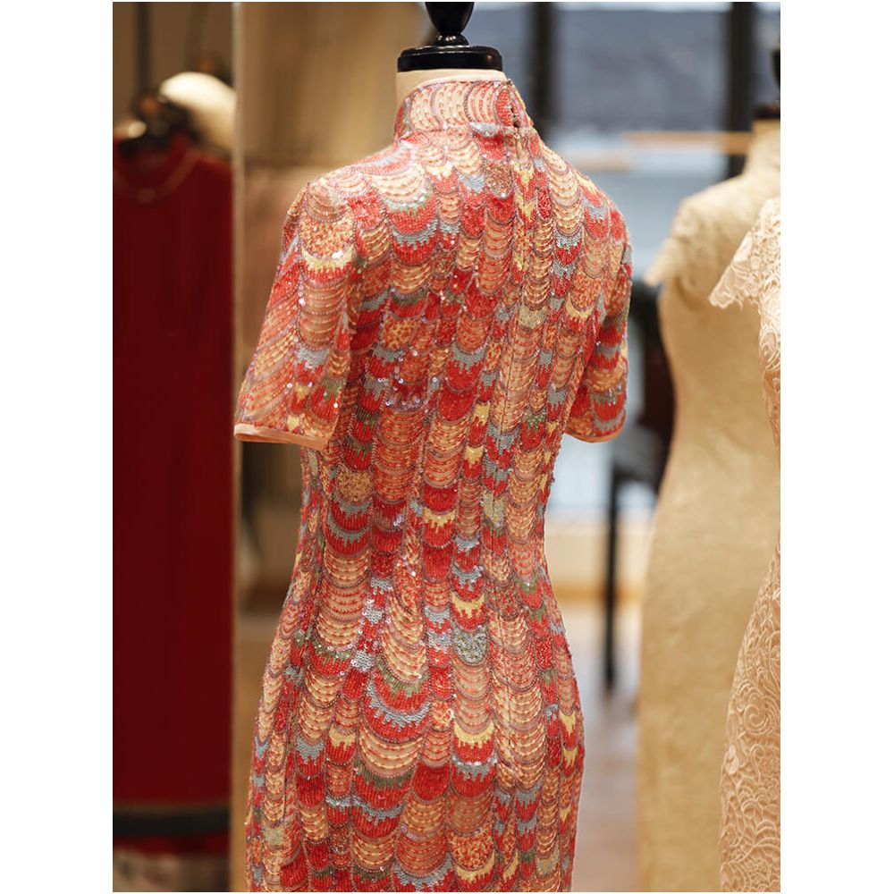 Cheongsam women 2024 new toast dress bride wedding engagement dress young style temperament new Chinese style high end image 4