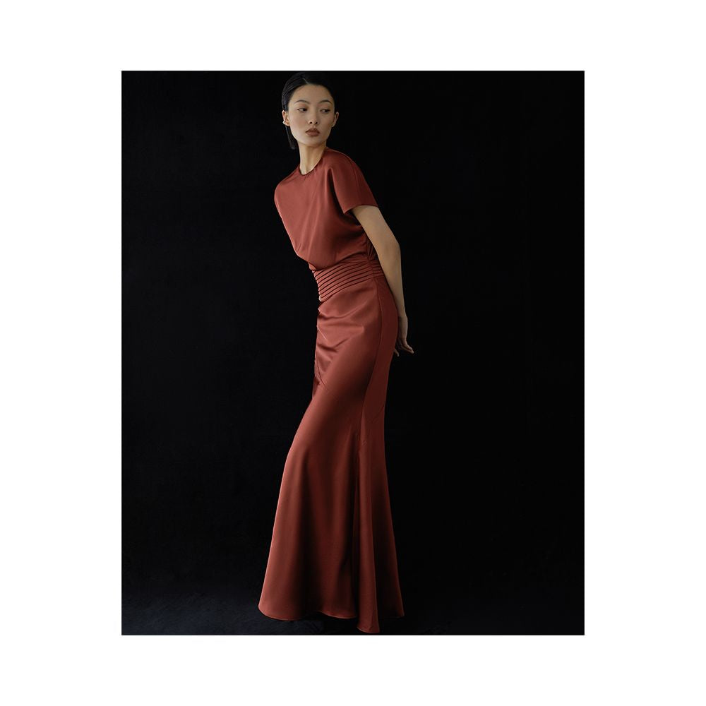 Dress Bridal Toast Dress Light Yarn Texture French High end Banquet Piano Performance Host Evening Dress Dress image 10