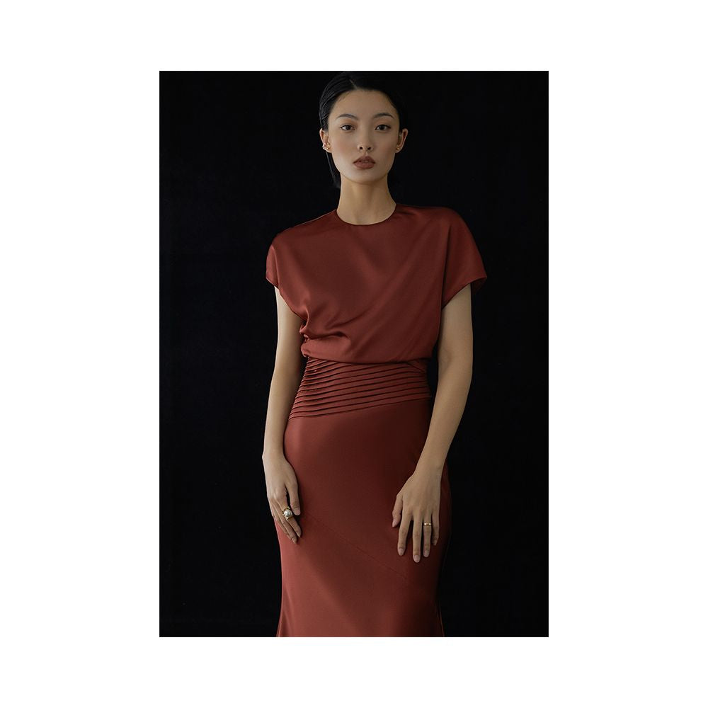 Dress Bridal Toast Dress Light Yarn Texture French High end Banquet Piano Performance Host Evening Dress Dress image 12