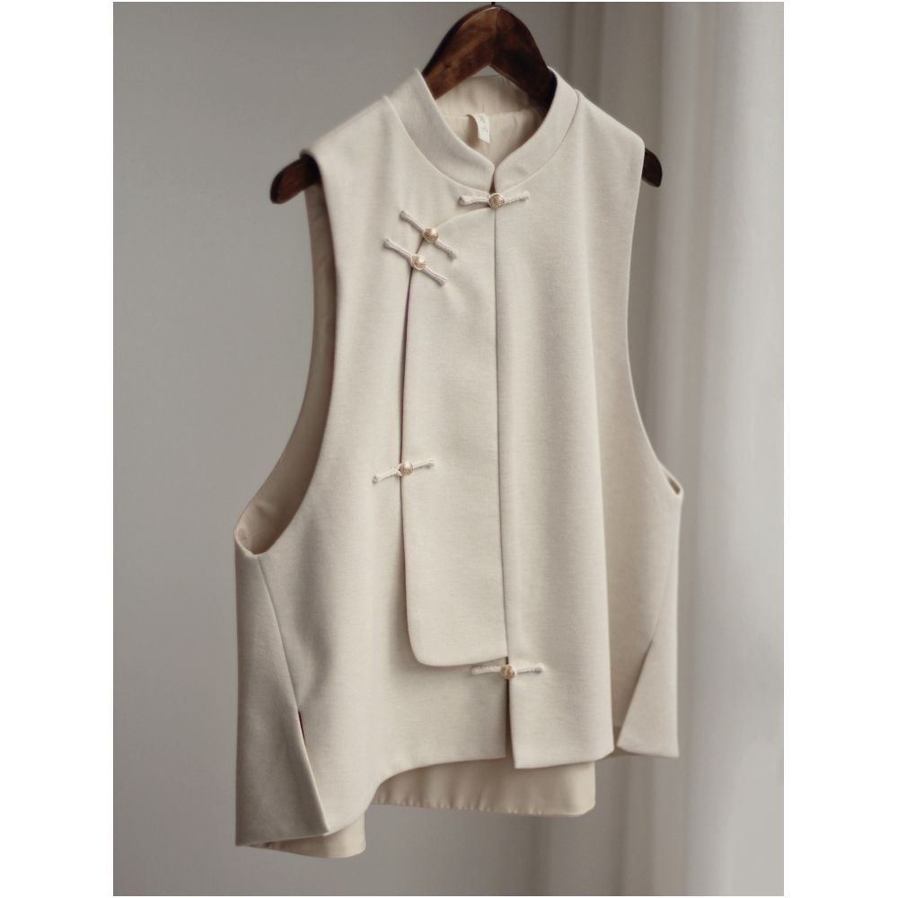 New Chinese style retro original improved vest bi entry image 1