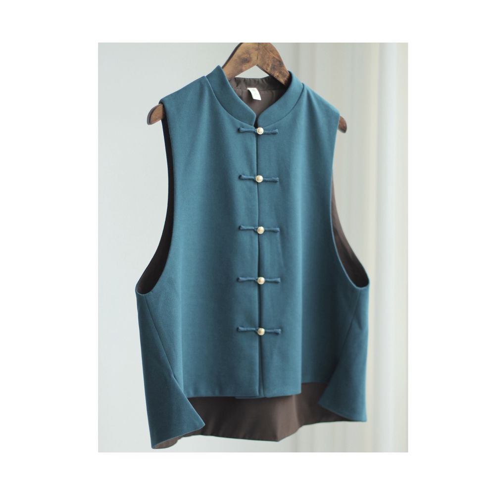 New Chinese style retro original improved vest bi entry image 12
