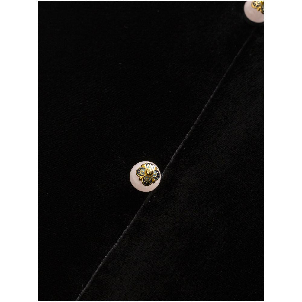 Jiaqi Ruixi Authentic Mulberry Silk True Velvet New Chinese style elegant and sophisticated versatile embroidered vest image 4