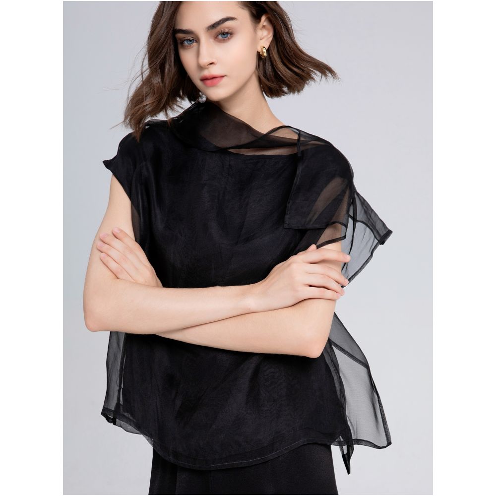 Asaya1392 - Secret Box Fairy Wind Spirit Dance Double Layer Silk Organza Top