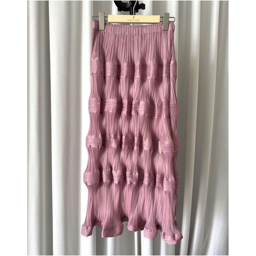 High end pleated commuting temperament versatile slimming and high waisted pleated skirt mid length pleated skirt and versatile pleated skirt image 16