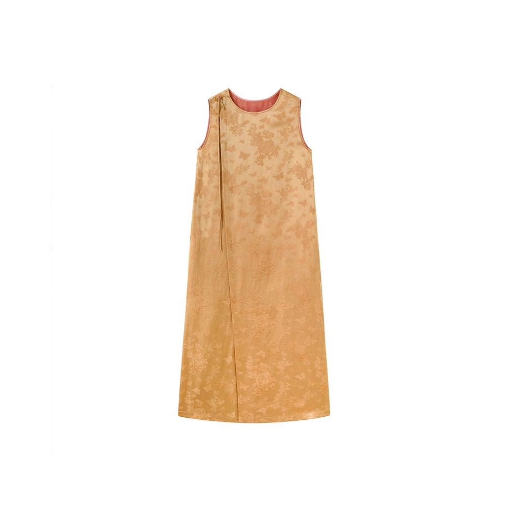 ASAYA4811 – Dawn Bloom Jacquard Dress 🌅✨