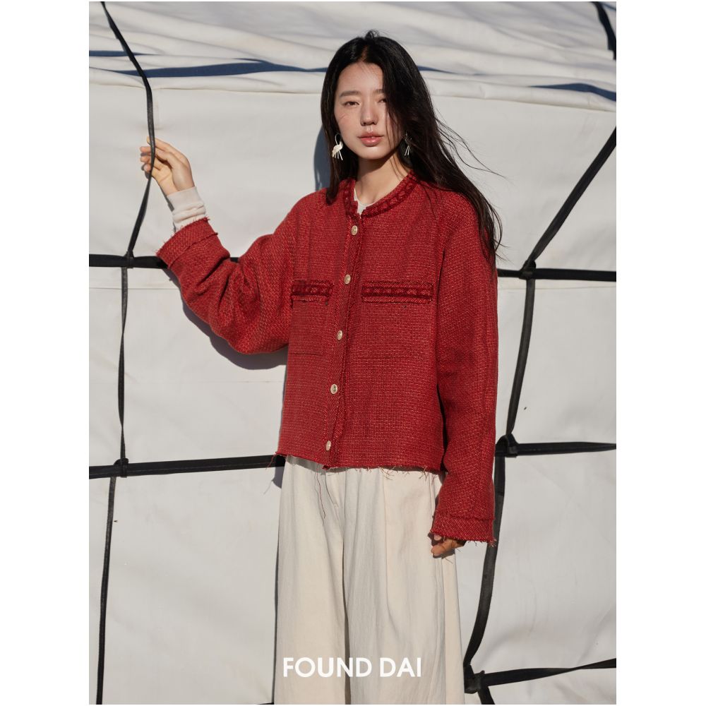100 linen small fragrance fabric fits well and is cut short Autumn coat sold out and not restocked image 5