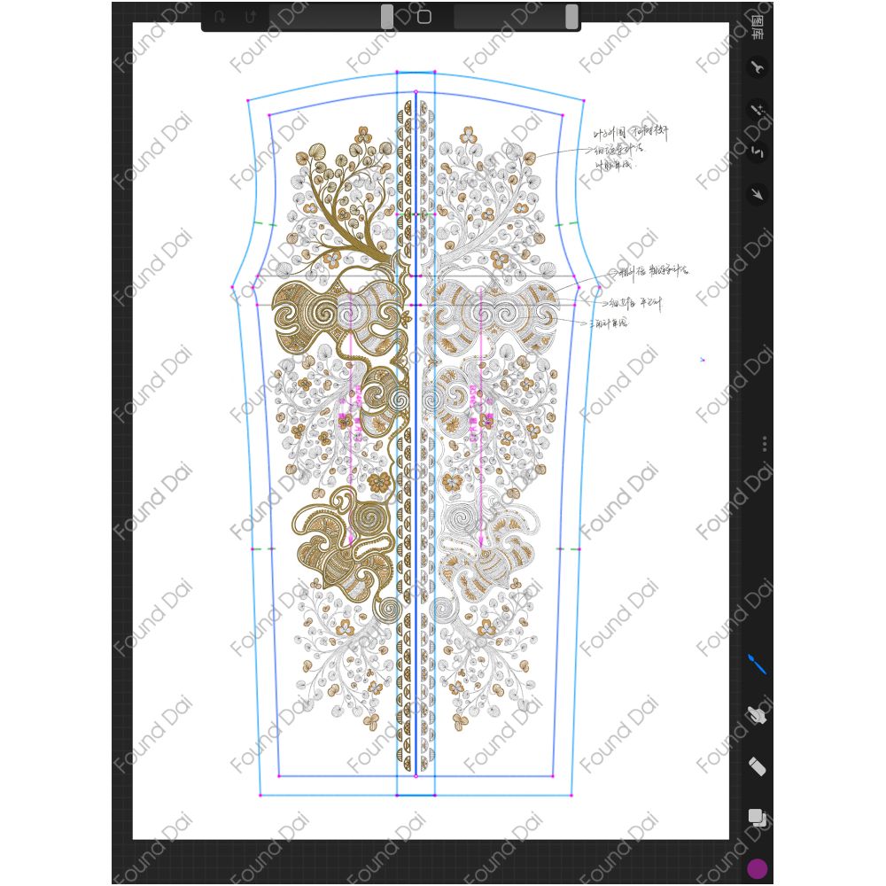 Lush banyan tree Dong ethnic group antique embroidery over 800000 stitches new Chinese style robe style dress image 3