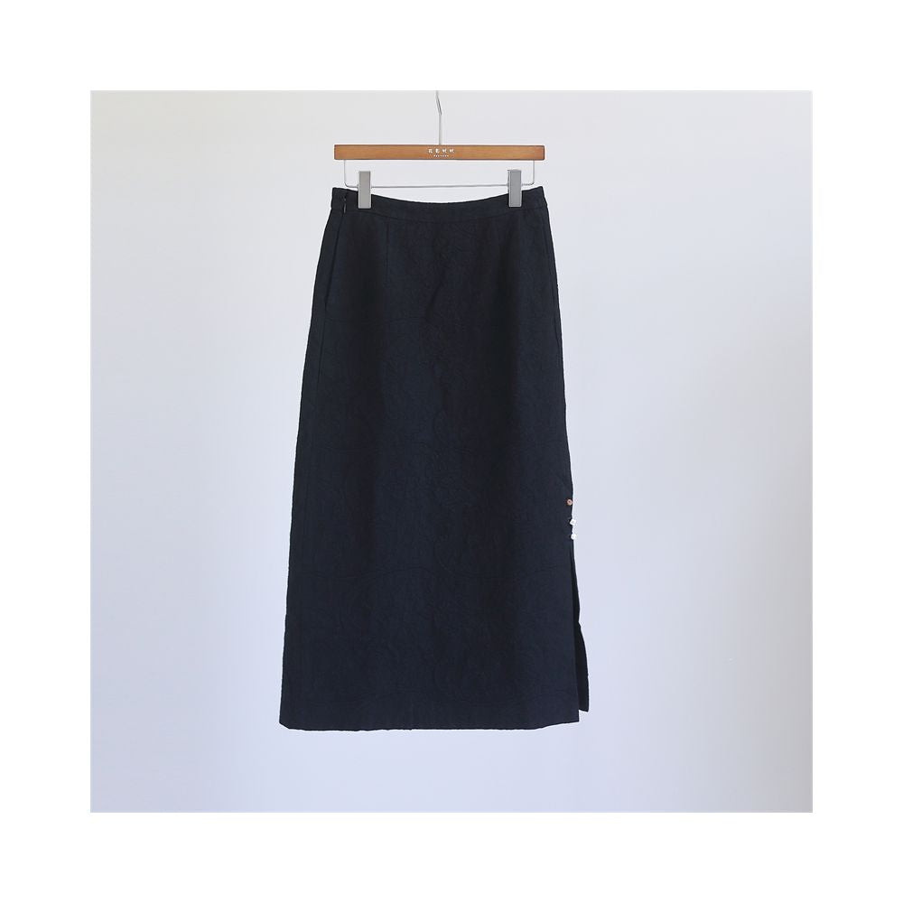 Nail bead embroidery fashionable new Chinese style cotton and wool set women s Chinese style mixed and matched vest high waisted split skirt M51096 image 40