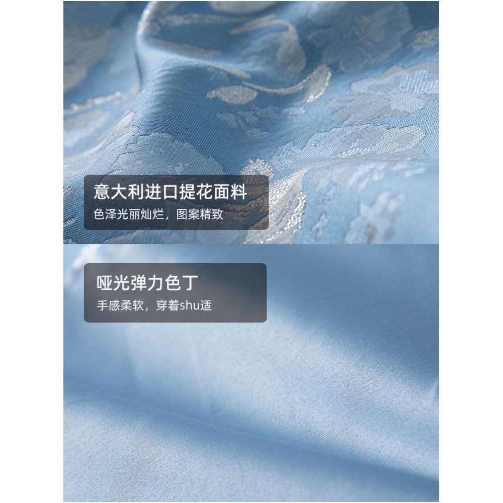 Clear interface Italian imported silver wire jacquard fashionable new Chinese style fresh jacket for women in spring image 4