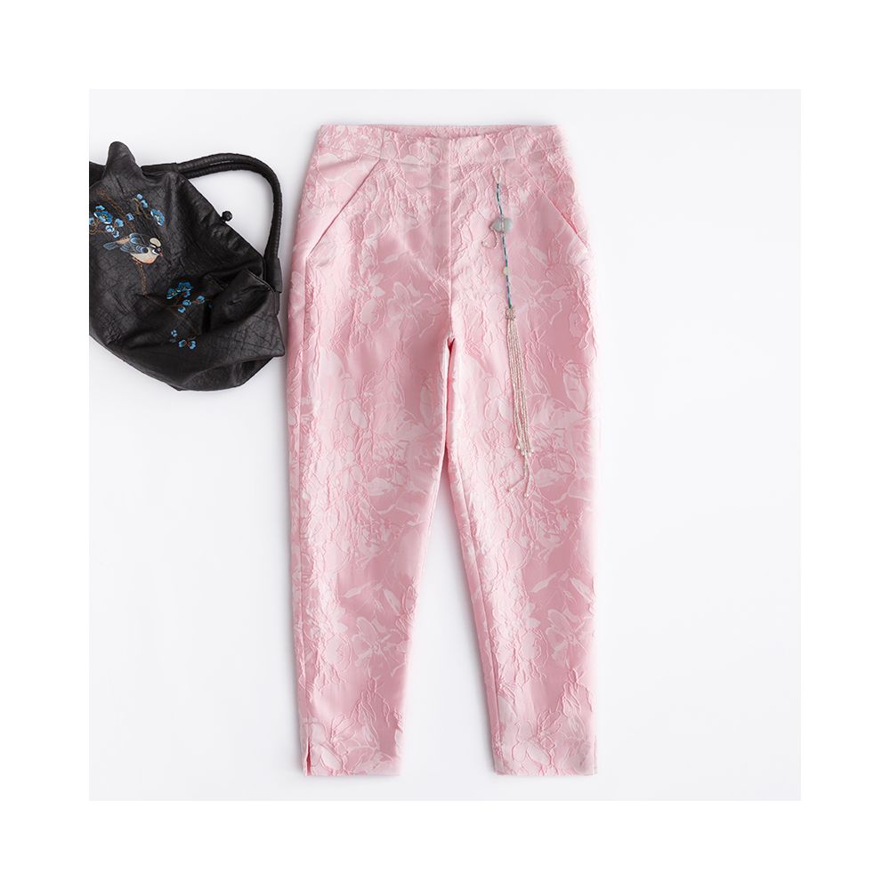Offline blood loss price CPP154 Chinese style retro casual pants women s Chinese style long pants versatile daily retro image 211
