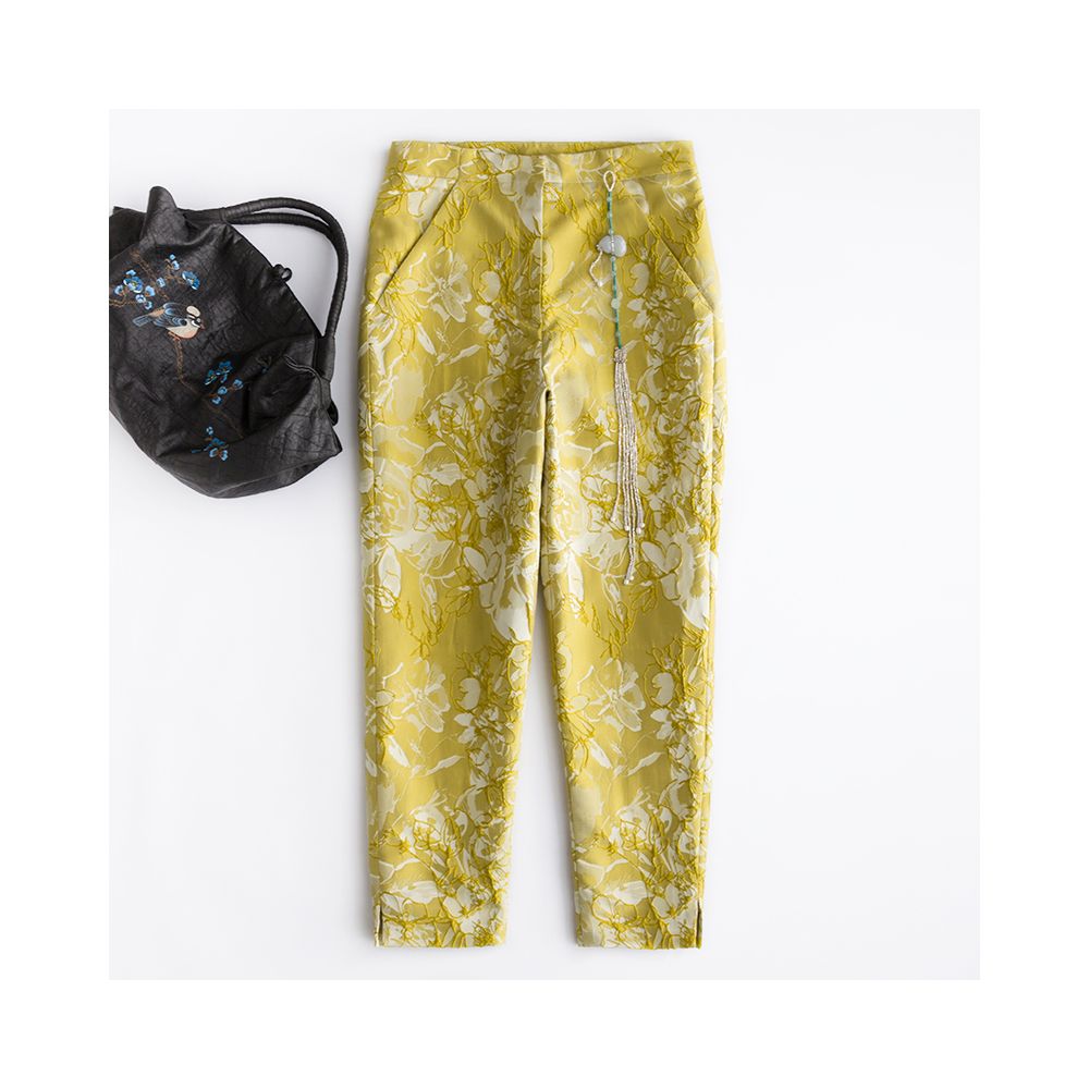 Offline blood loss price CPP154 Chinese style retro casual pants women s Chinese style long pants versatile daily retro image 27