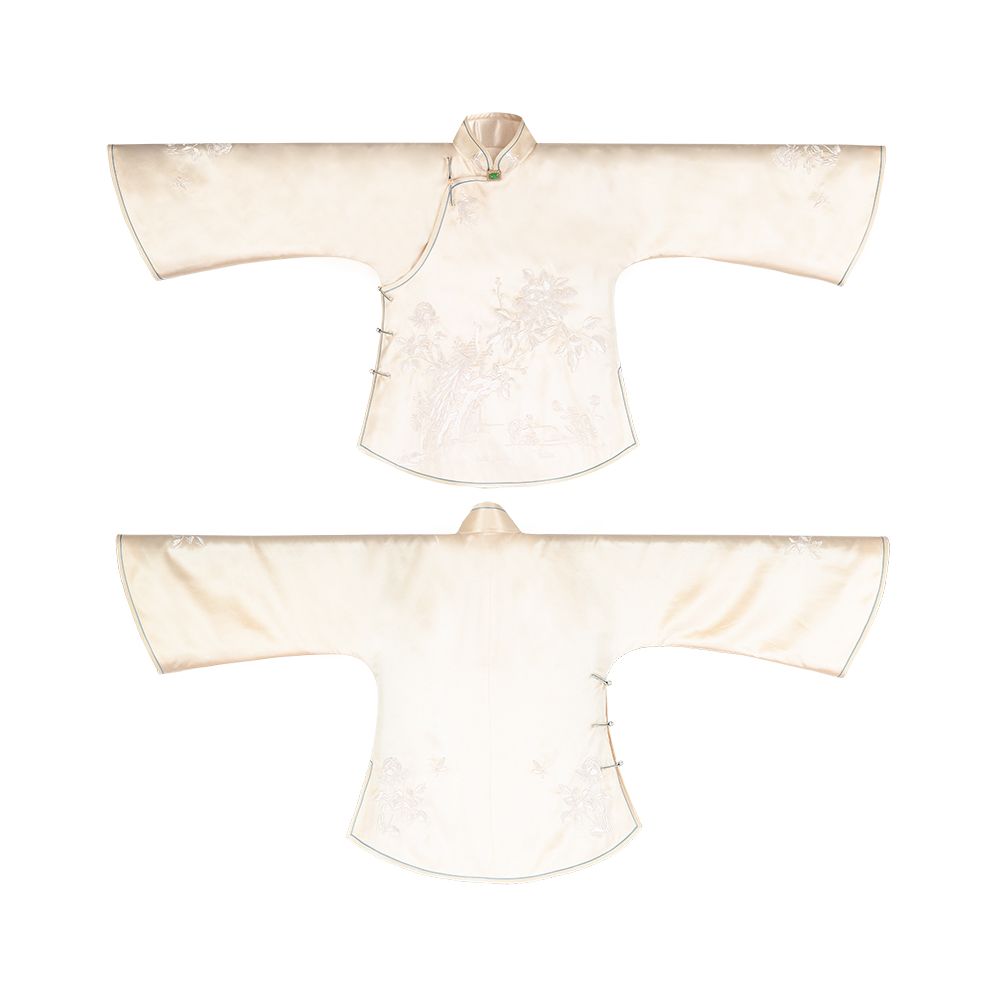 Flowers are slightly restrained A city of wind Retro buttoned Chinese tops embroidered inverted large sleeves girl s daily female Republic of China style image 19