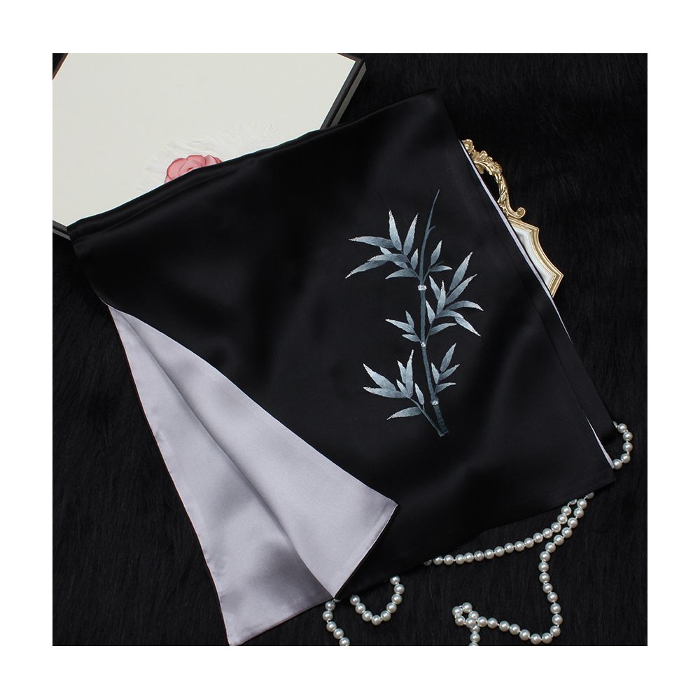 Asaya39 - Embroidered mulberry silk long scarf middle aged men and women s silk scarf embroidered Suzhou silk Suzhou embroidery special souvenir