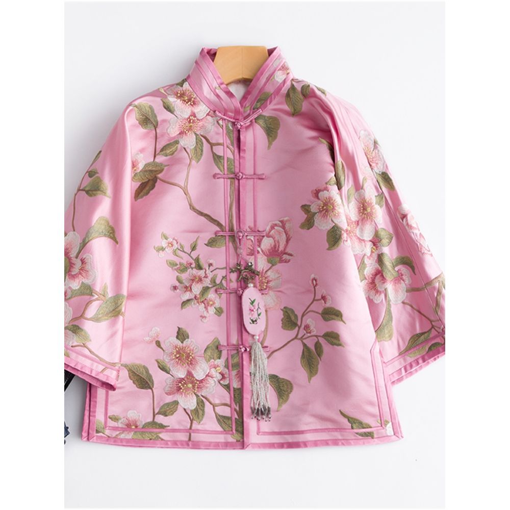 Limited time loss clearance CPP118 Chinese retro Republic of China New Year national style embroidered short jacket women s winter cotton tea service image 51