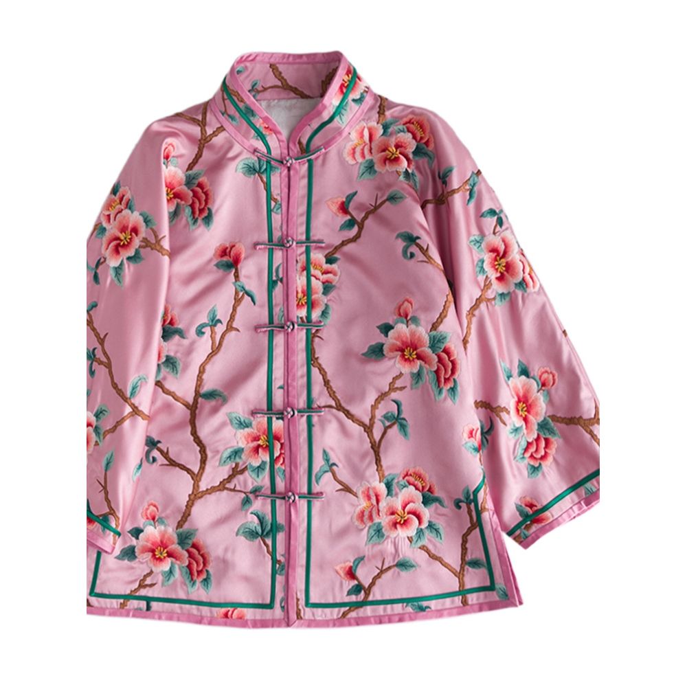 Limited time loss clearance CPP118 Chinese retro Republic of China New Year national style embroidered short jacket women s winter cotton tea service image 53