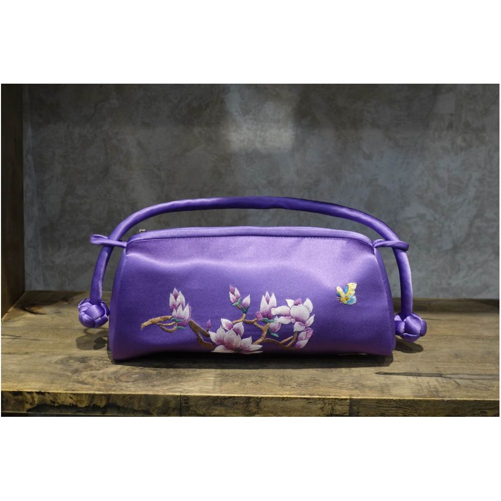 Zhendian Baby JSSZ061 Su Embroidery Handbag Handmade Silk Diagonal Cross Bag Chinese Style Chinese Qipao Matching Bag image 23