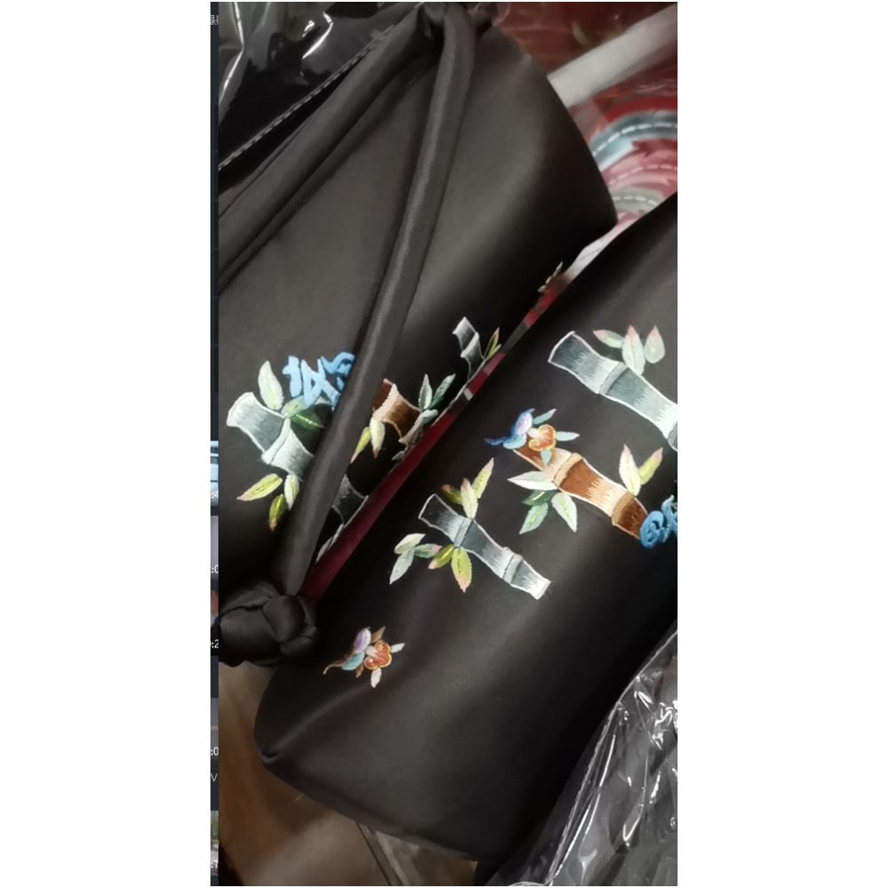 Zhendian Baby JSSZ061 Su Embroidery Handbag Handmade Silk Diagonal Cross Bag Chinese Style Chinese Qipao Matching Bag image 38