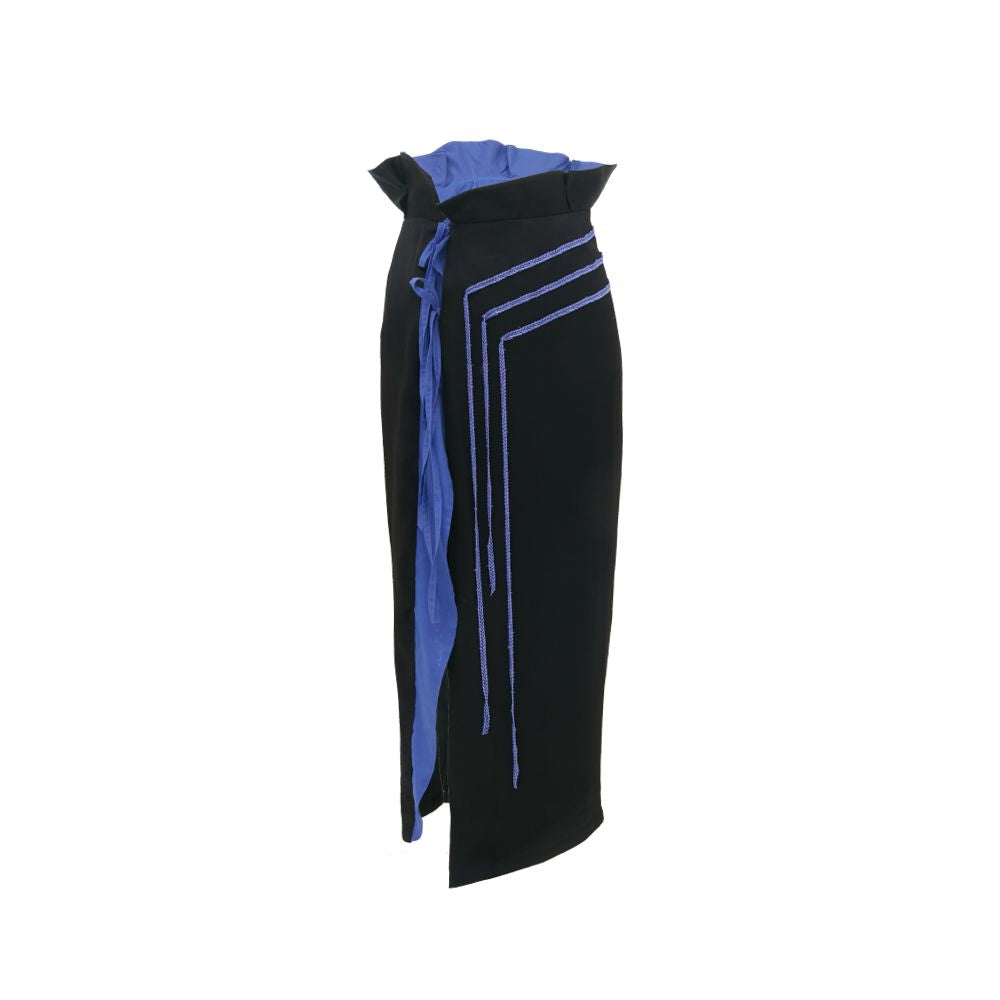 RIMLESS Borderless Three Dimensional Curved Half Skirt with Embroidered Bract Acetic Acid Drop One Piece Skirt Original Designer Brand image 13