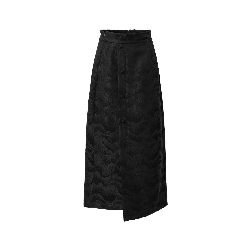 ASAYA4867 – Cloud Crest Jacquard Skirt ☁️⛰️