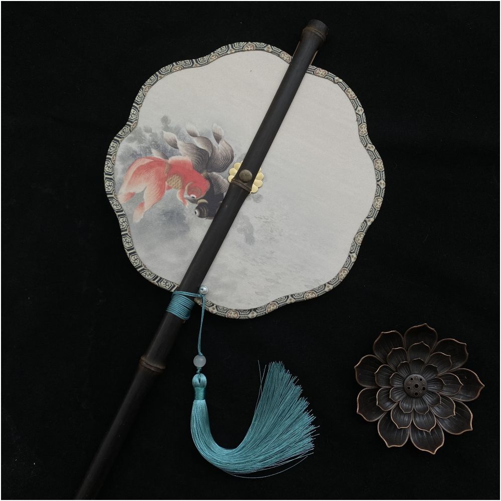 ASAYA4898 – Exquisite Vintage Round Fans 🌸🎐