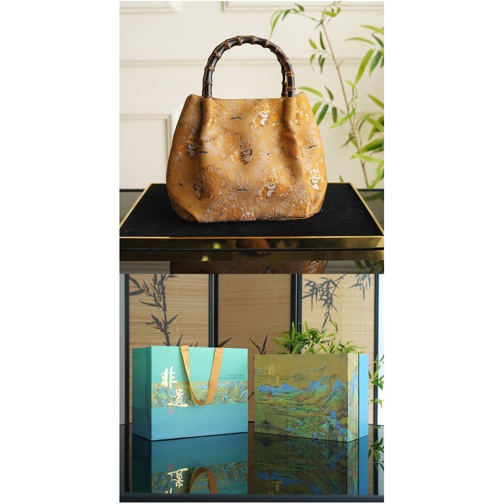 ASAYA4913 – Heritage Silk Bamboo Bag 🐼🎋