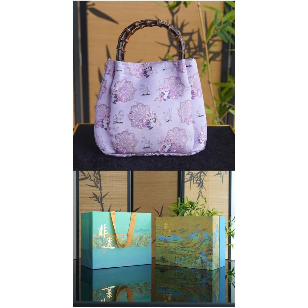 ASAYA4913 – Heritage Silk Bamboo Bag 🐼🎋