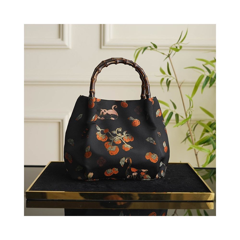 ASAYA4913 – Heritage Silk Bamboo Bag 🐼🎋