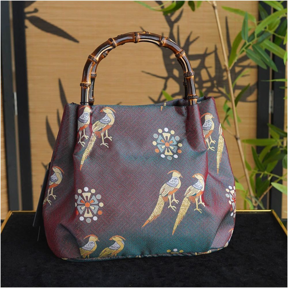 ASAYA4913 – Heritage Silk Bamboo Bag 🐼🎋