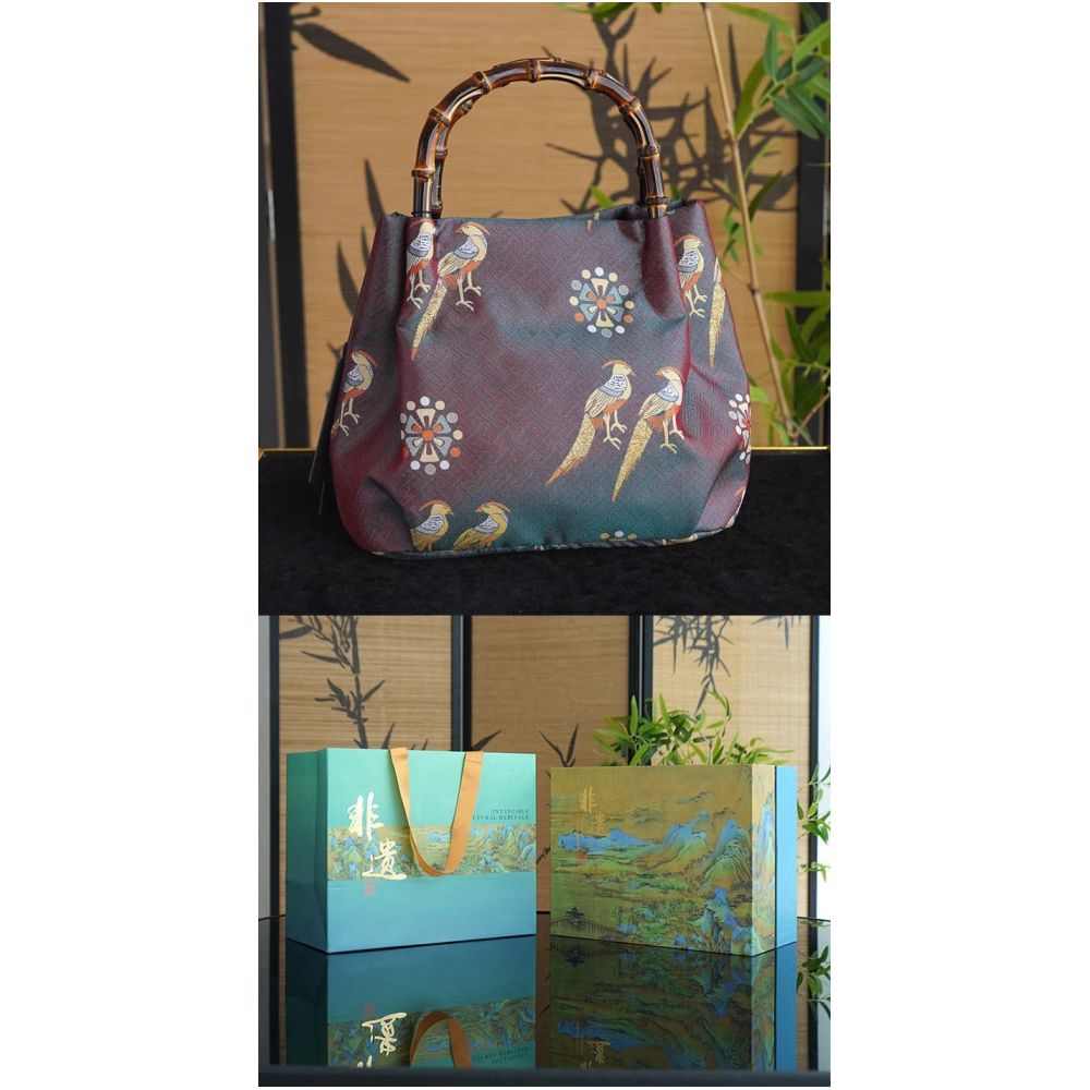 ASAYA4913 – Heritage Silk Bamboo Bag 🐼🎋