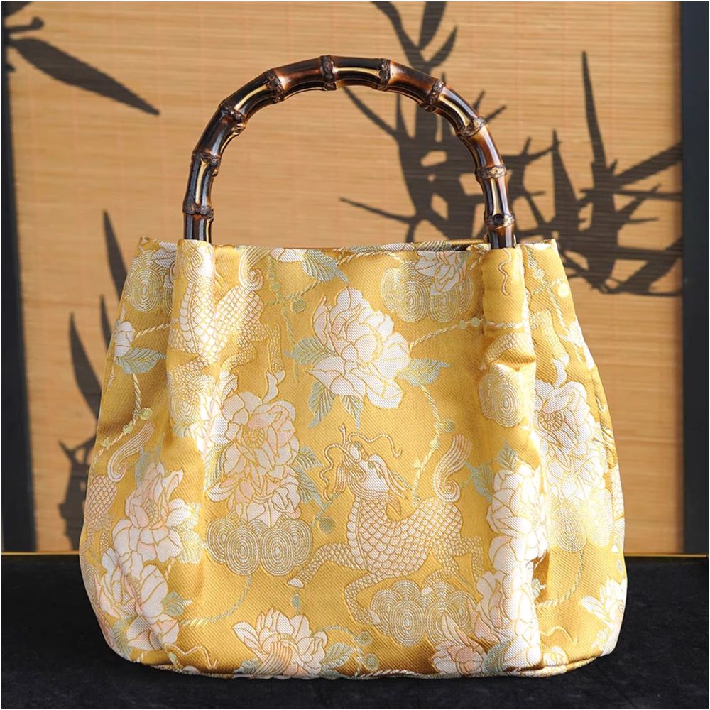 ASAYA4913 – Heritage Silk Bamboo Bag 🐼🎋
