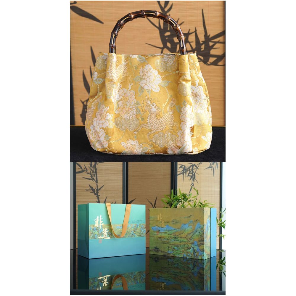 ASAYA4913 – Heritage Silk Bamboo Bag 🐼🎋
