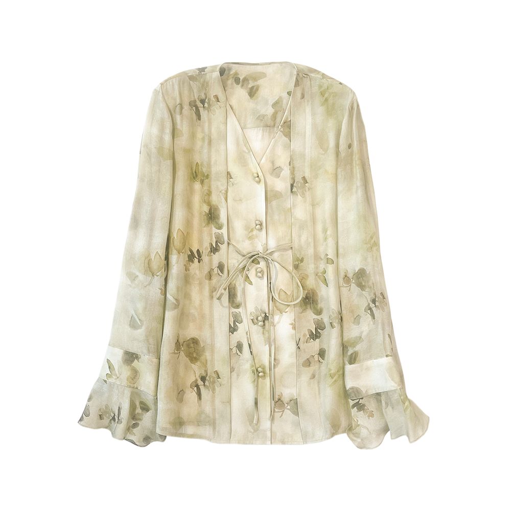 ASAYA4978 – Whispering Silk Garden Set 🌿🤍