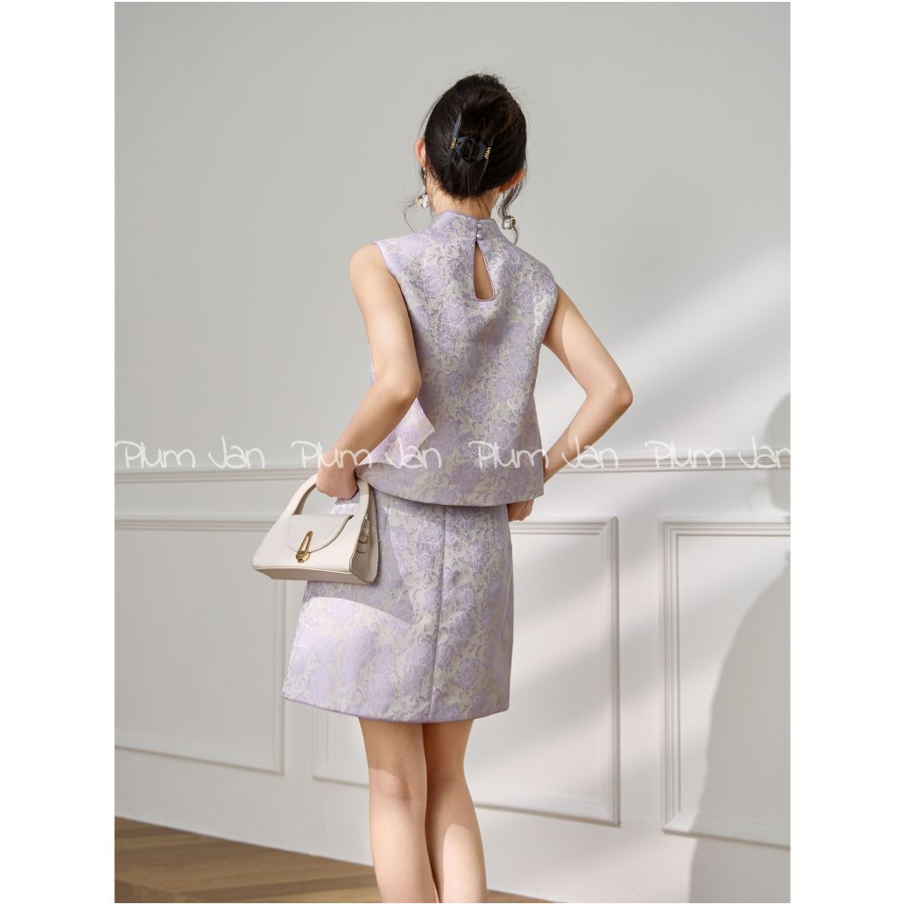 Plum Jan 2025 super hot spring outfit a complete set of new Chinese style national style suits generous and decent wear two piece suits image 4