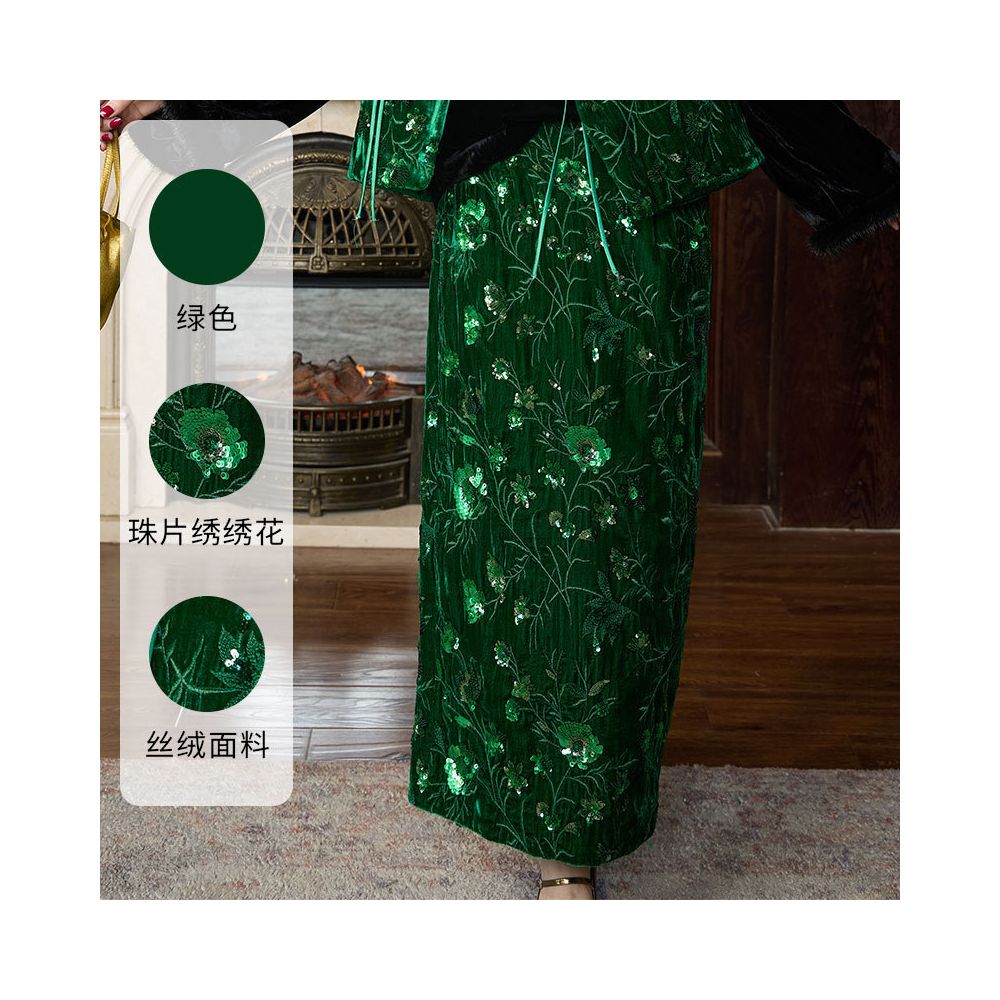 HSSNFZ New Chinese Style Velvet Vest Spring 2025 New Arrival Heavy Embroidery High End Feel Versatile image 17