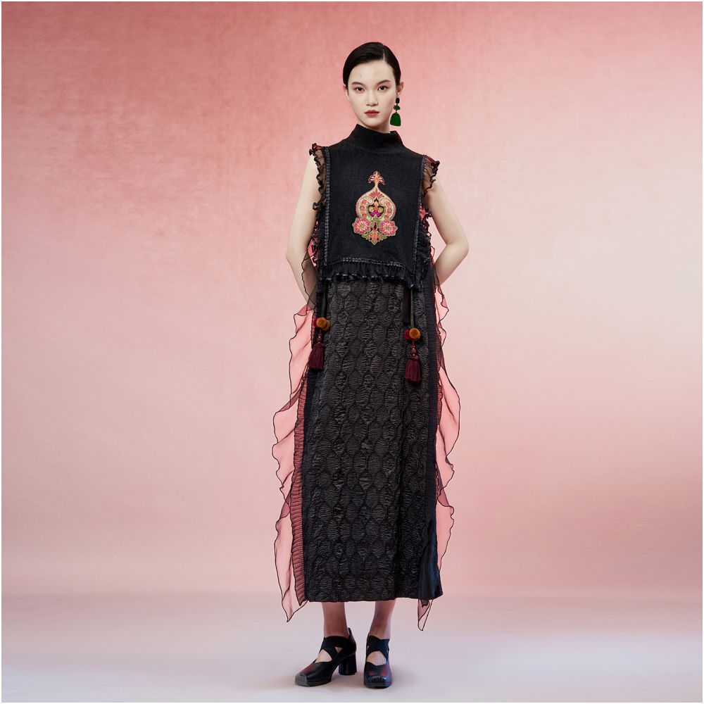 Jiqiu Guer New Chinese Style Vest High End Spring and Autumn Vest with Embroidered Tassels Ethnic Style Fashionable Resort Women image 9