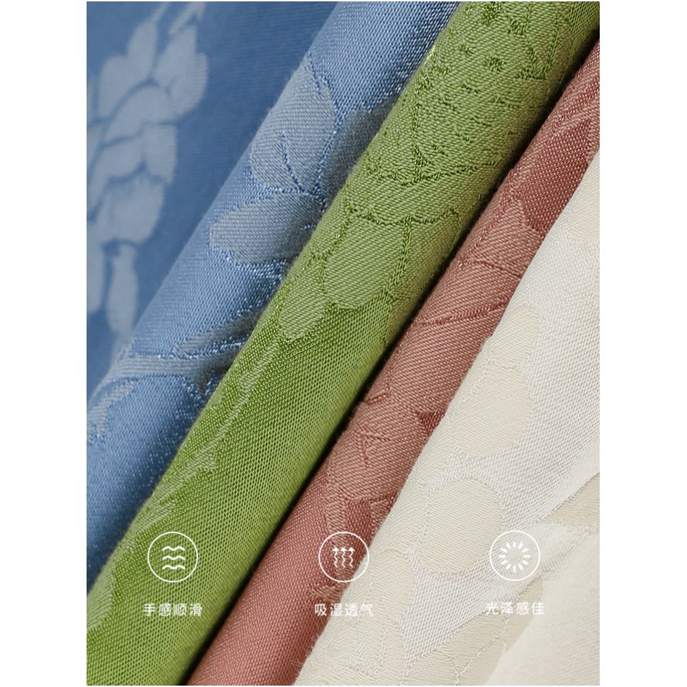 Ruyi Lian Yun He Cui Jacquard Casual Pants for Women New Chinese Style Chinese Style Elastic Waist Retro Cone Nine Point Pants image 4