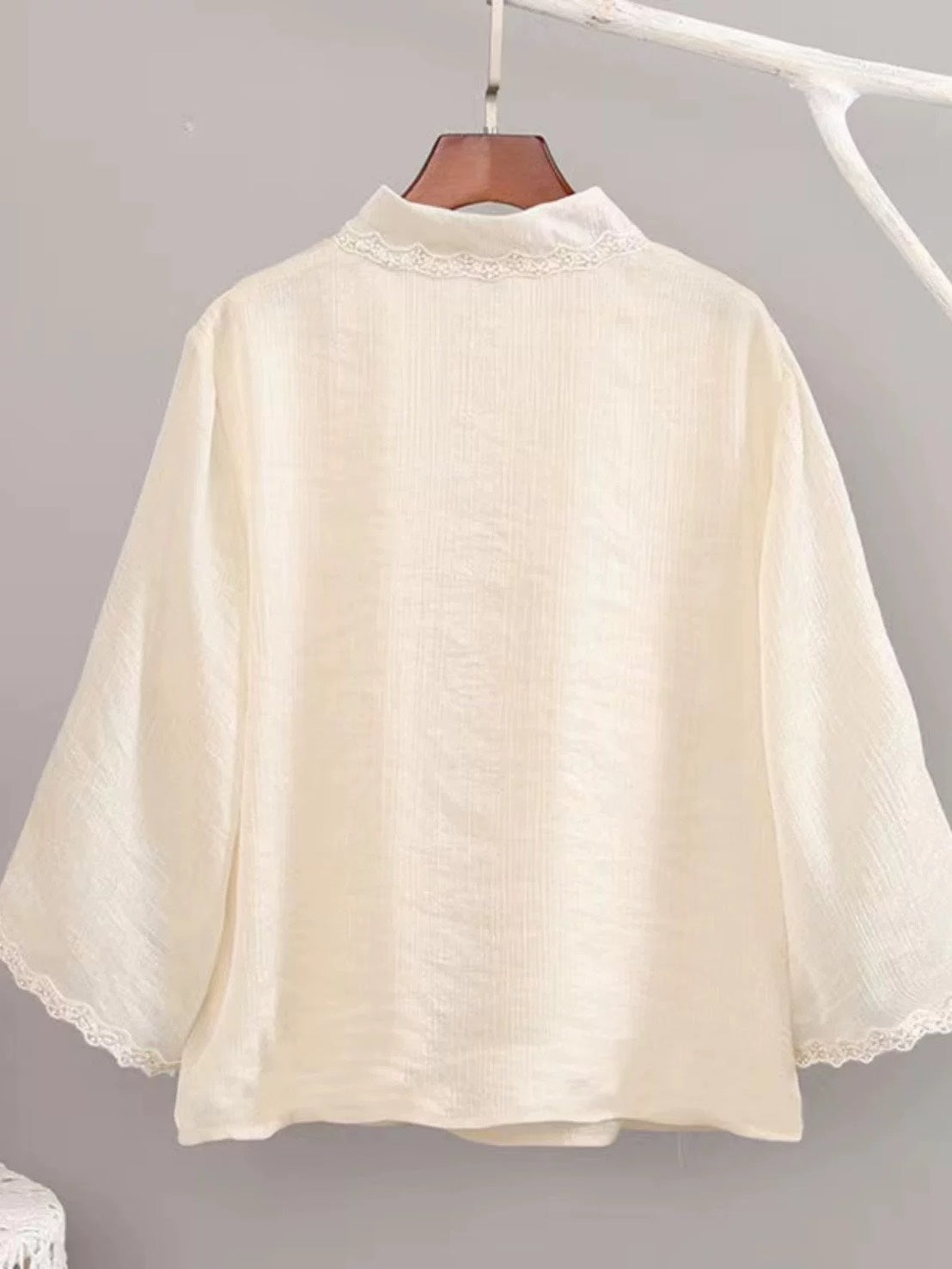 ASAYA4894 โ Ivory Blossom Lace Set ๐ค๐ฟ